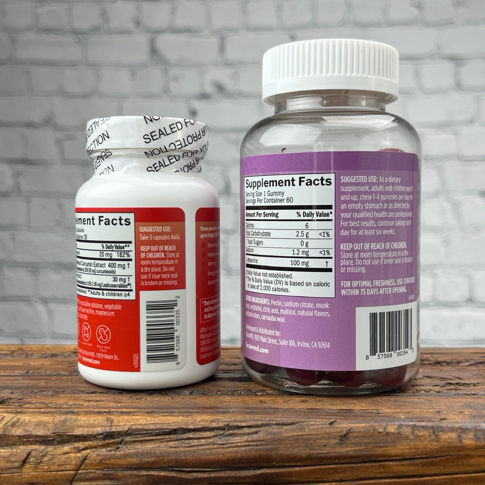 BrainMD Happy Bundle- Happy Saffron + L-Theanine Gummies | Mood, Focus & Stress