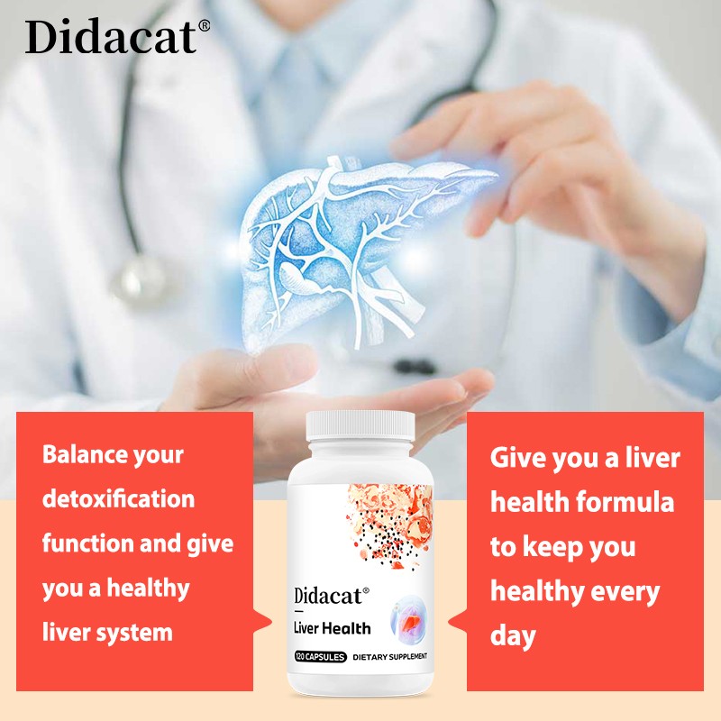 Milk Thistl Liver Supplement,Triple Herbal Blend for Liver Detox 30~120 Capsules