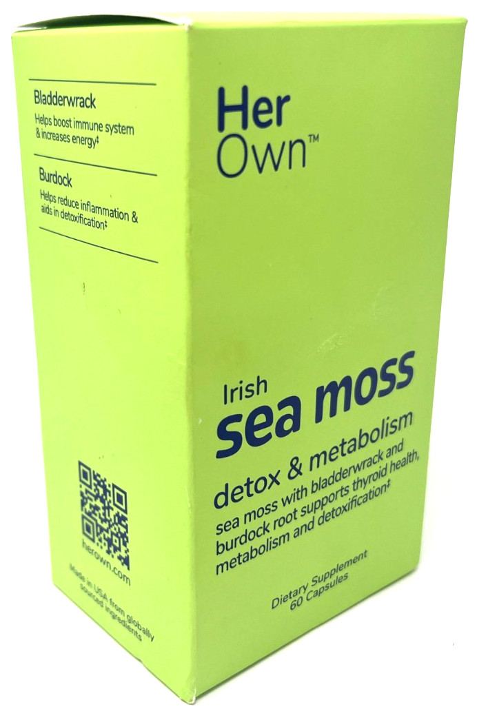 Her Own Irish Sea Moss Detox & Metabolism Dietary Supplement NIP Exp: 8/2026
