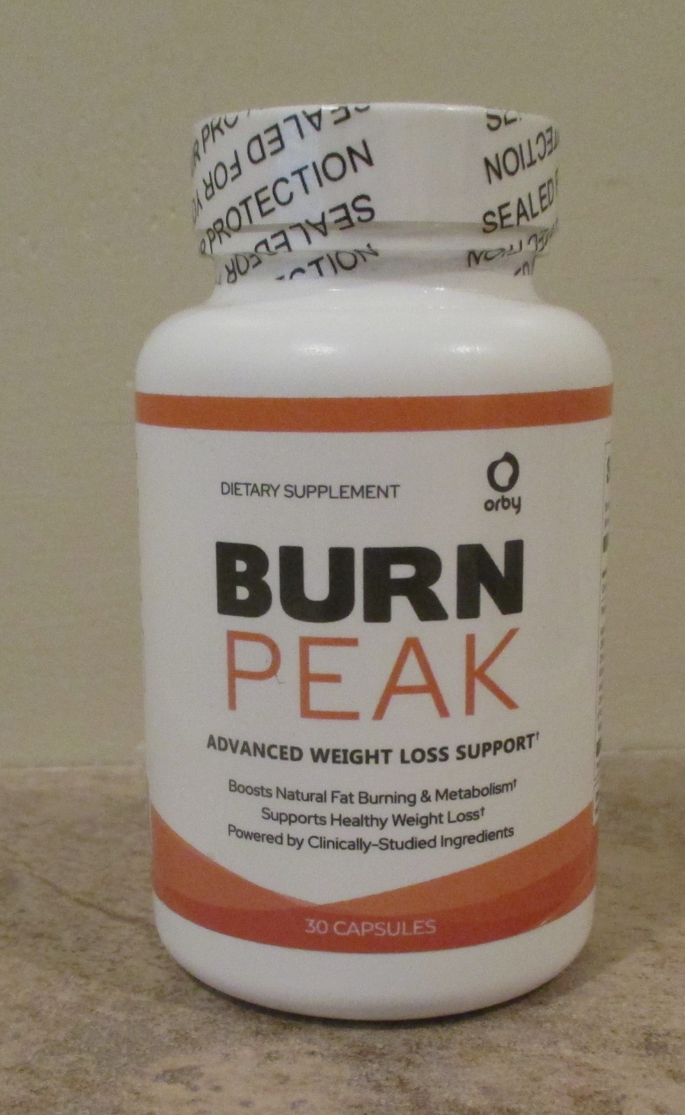 Burn Peak Advanced Weight Loss Support Supplements – 30 Capsules -Best By 10/28