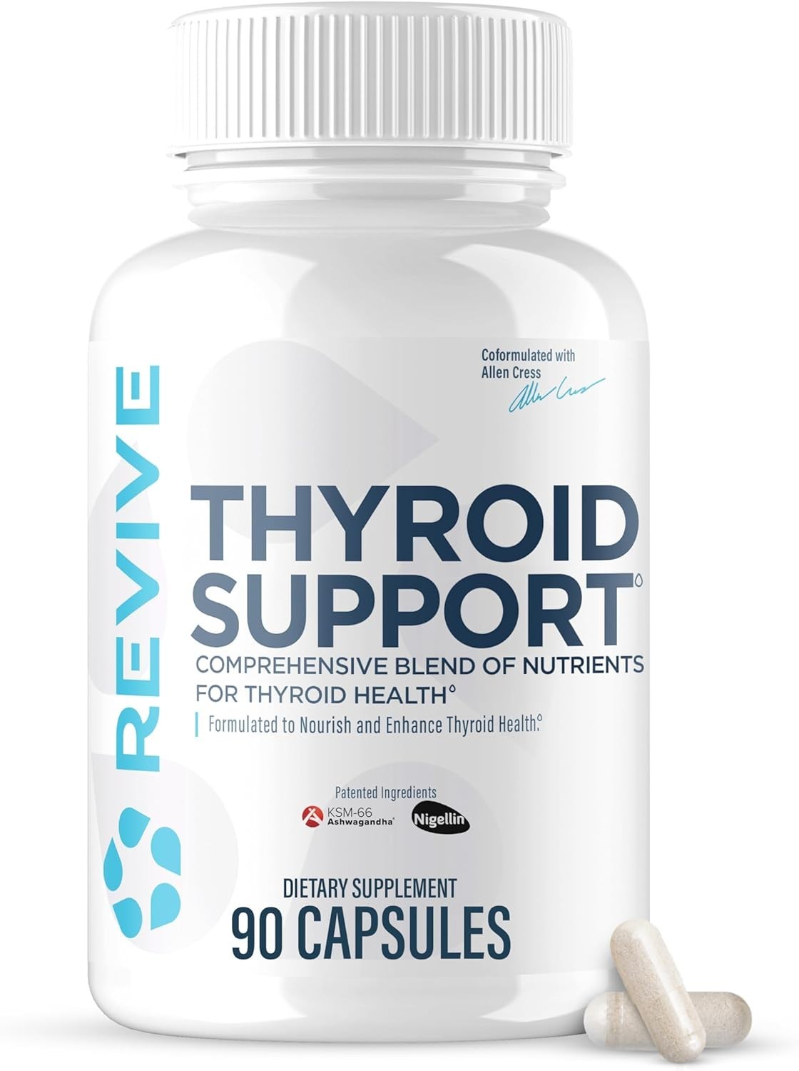 Revive MD Thyroid Support Supplement for Men & Women – Comprehensive Blend
