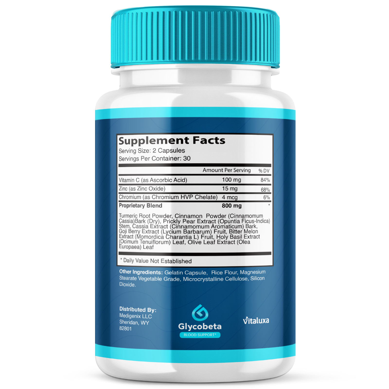 (2 Pack) Glycobeta Capsules, Glyco Blood Health and Circulation (120 Capsules)