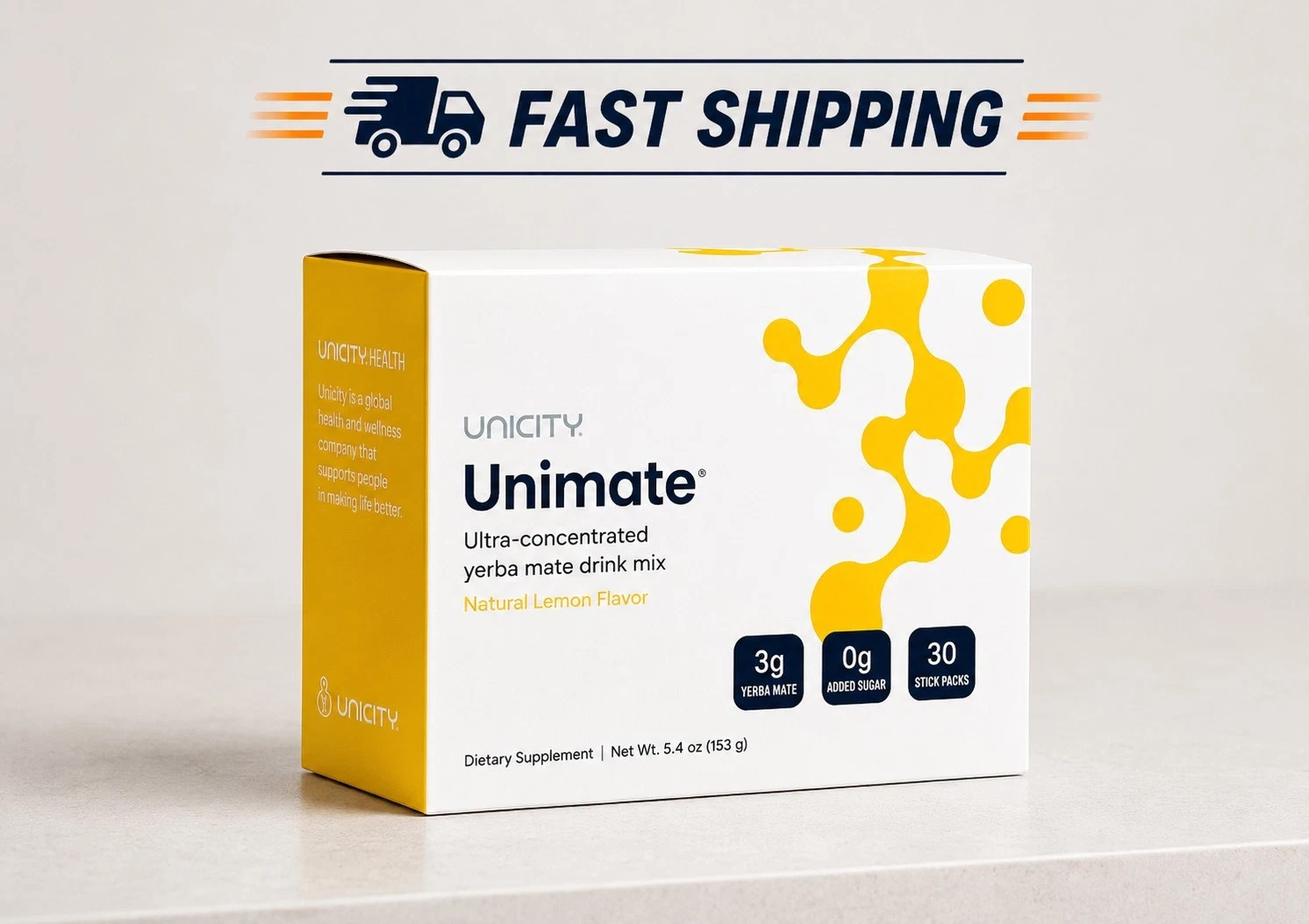 Unicity Feel Great3 Pack Kit-Unicity Balance 30 Count-and-Unimate Lemon 60 Count