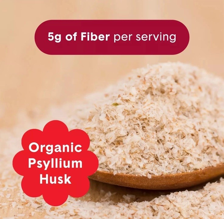 Bellway Super Fiber + Fruit Psyllium Husk Raspberry Lemon 36oz – 2x18oz
