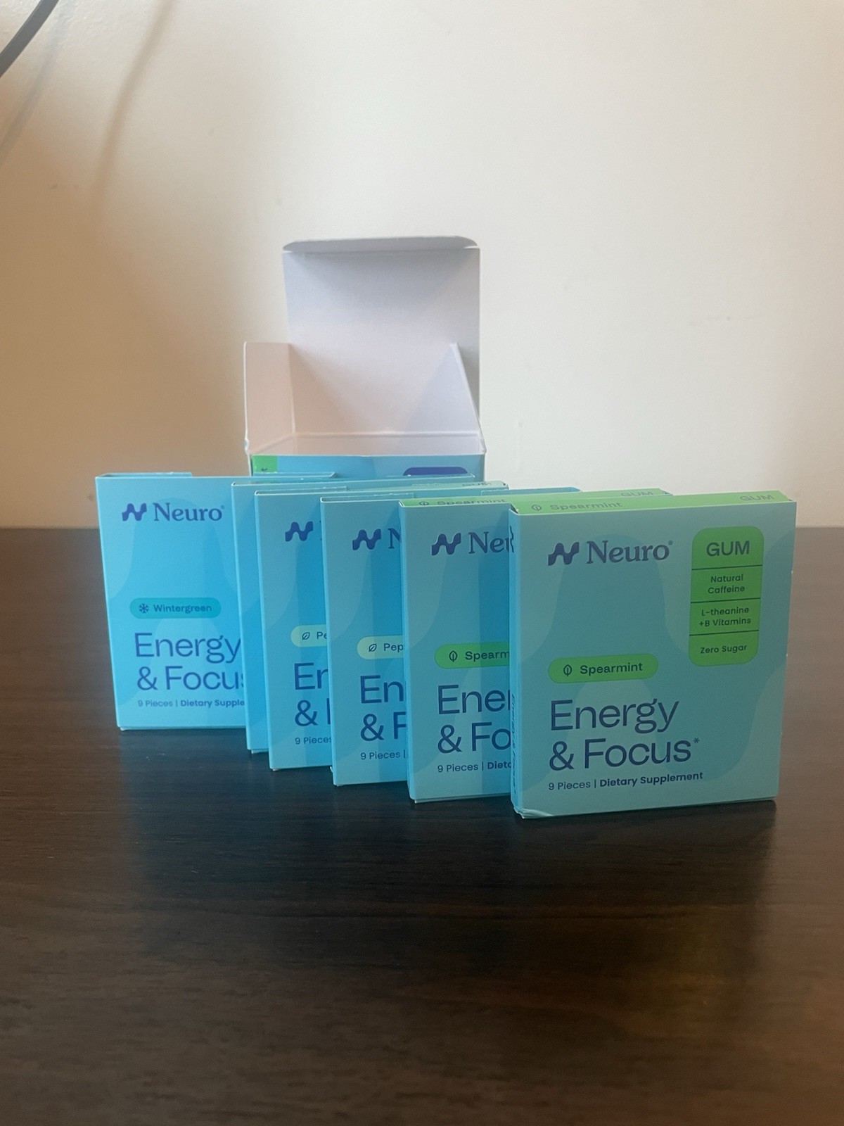 Neuro Gum, Zero Sugar Spearmint, Peppermint, & Wintergreen 54 Ct