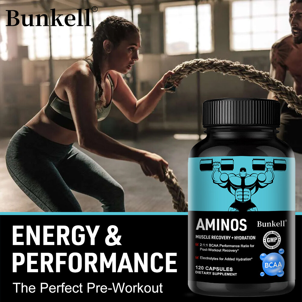 Amino Acid Capsules, Speed Muscle Repair, Boost Stamina & Reduce Soreness 120CT