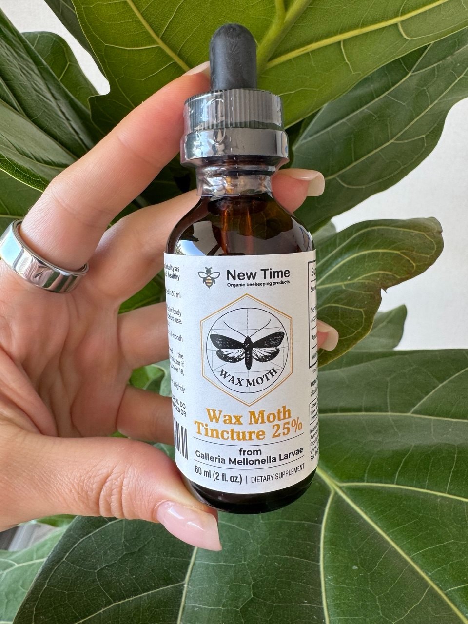 Wax Moth Larvae Tincture 60ml – Extract 25%, Galleria mellonella
