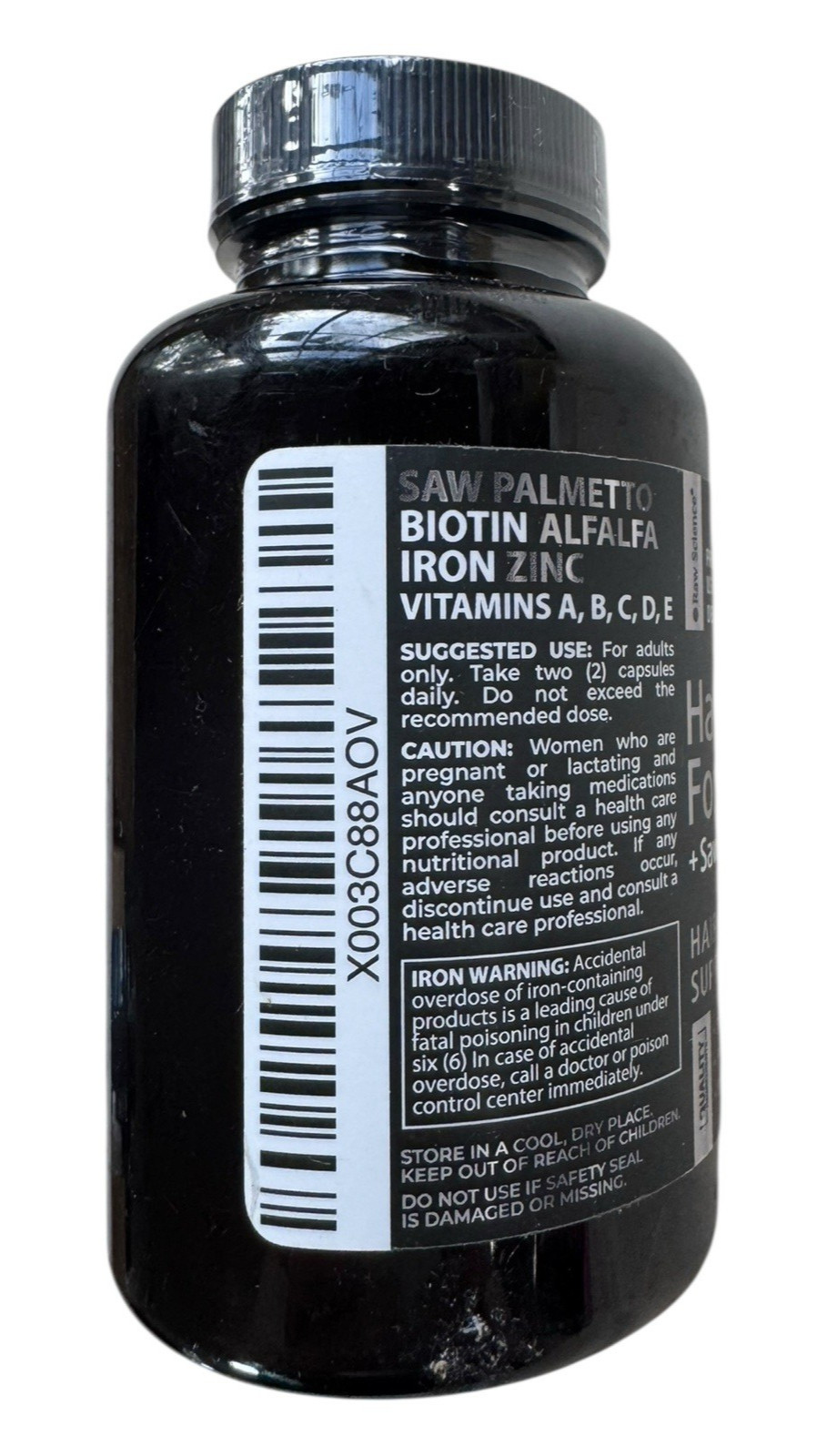 Raw Science Hair Growth Formula Capsules – 700mg – 60 Count – Ex: 5/27