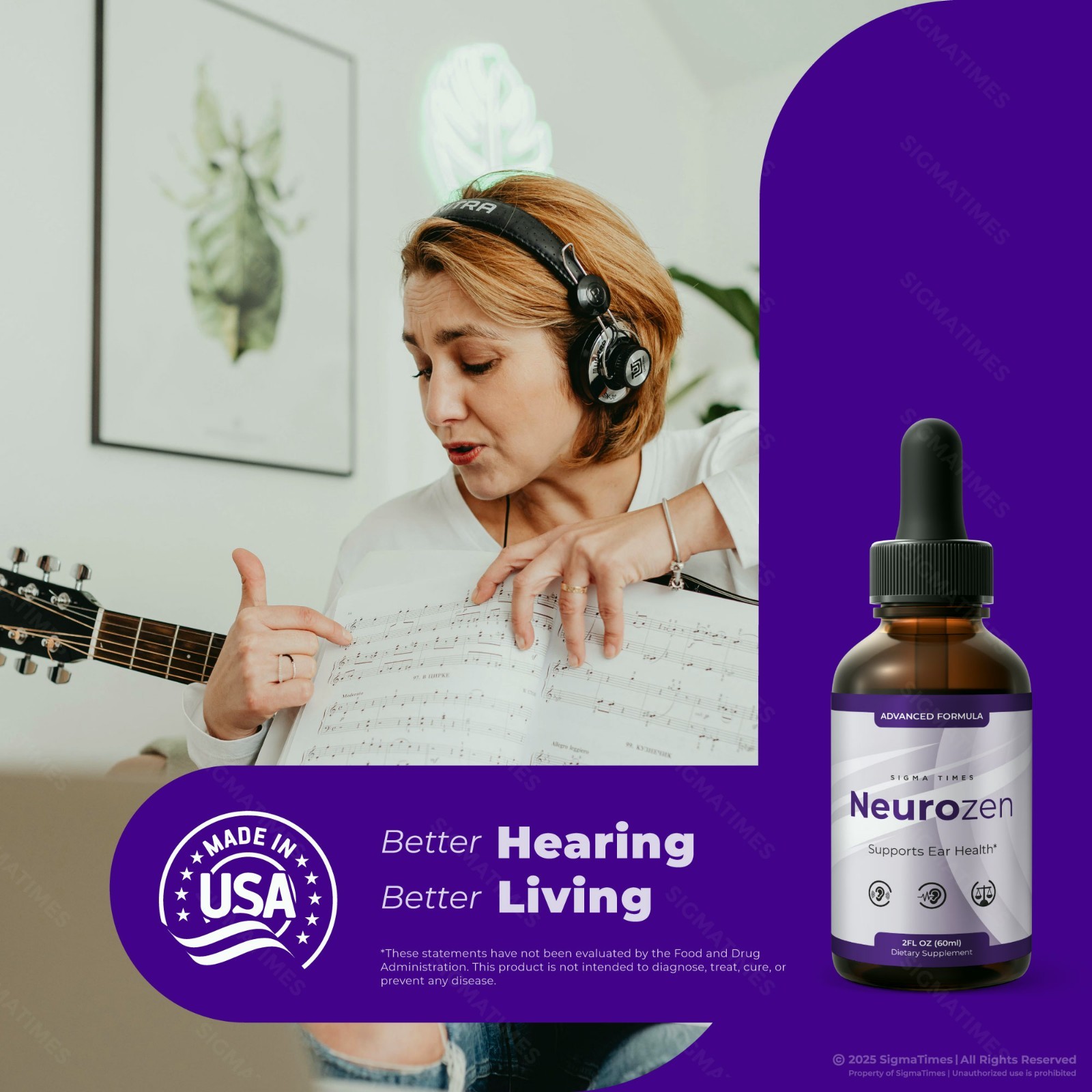 NeuroZen Drops – Neuro Zen Advanced Ear Health and Hearing Support (30servs.)