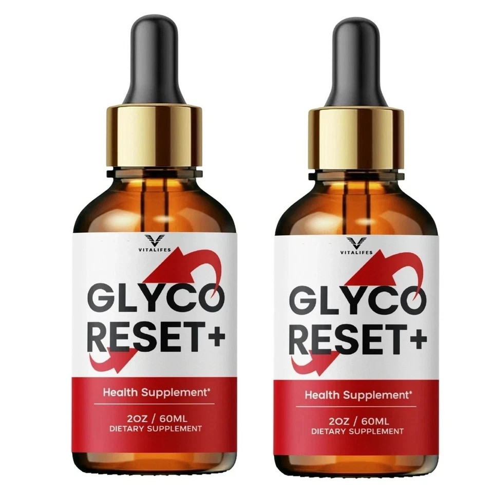 (2 Pack) Glyco Reset Drop Advanced Blood Support Supplement GlycoReset 30 Servs