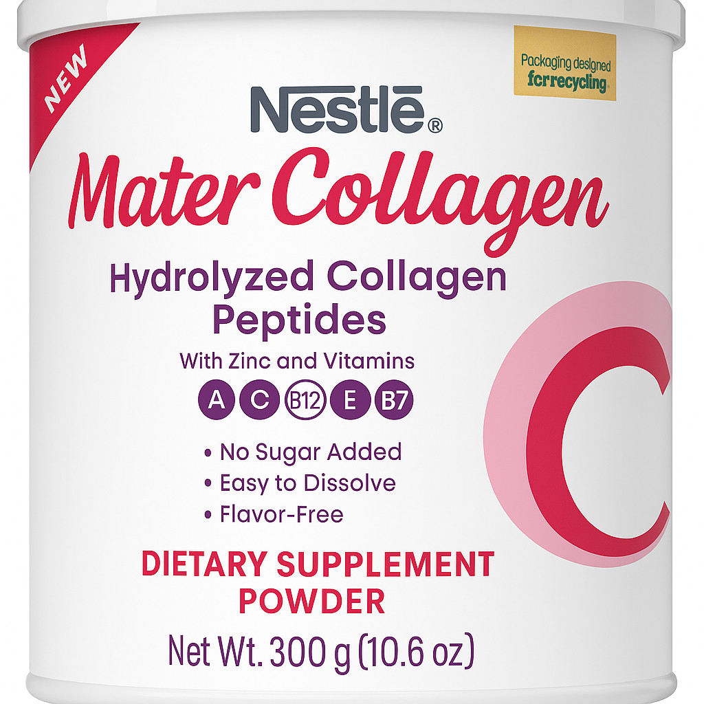 Nestlé Mater Collagen, Hydrolyzed Collagen Powder 300 grams Dietary Supplement