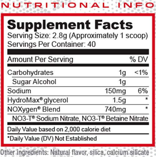 Purus Labs Noxygen Muscle Pumps