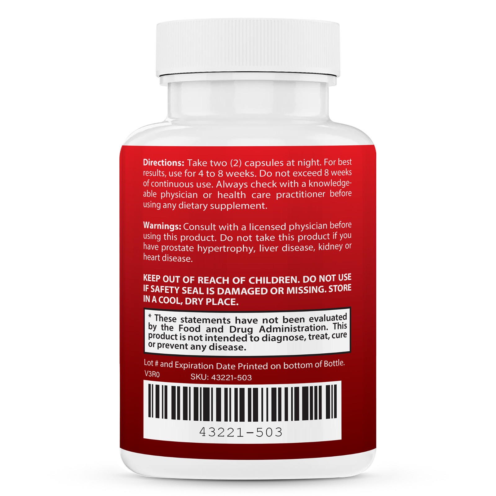 Male Support Capsules – Men’s Health Supplement – 3 Pack