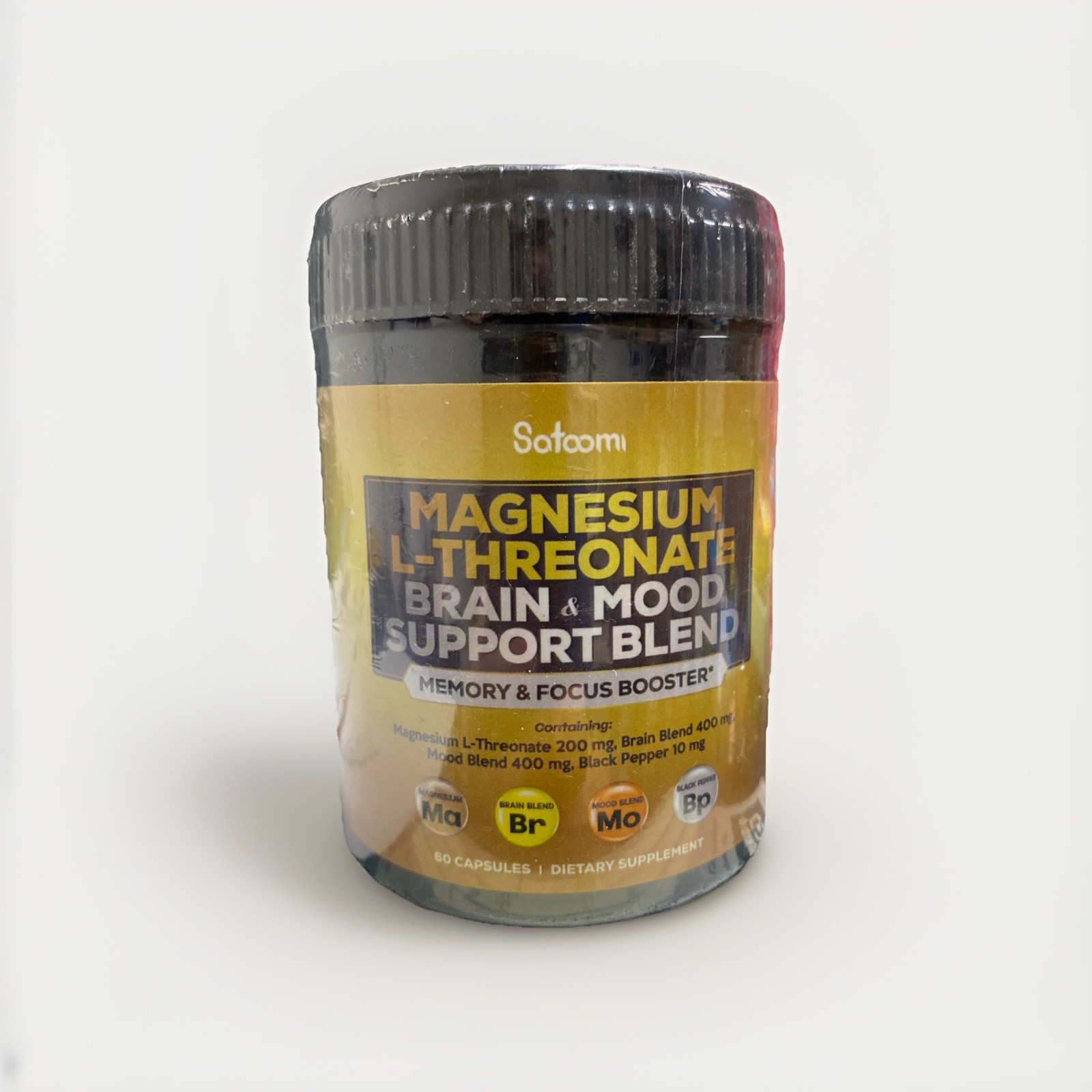 Magnesium L-Threonate Brain & Mood Support 60 Capsules Exp 1/27 NEW