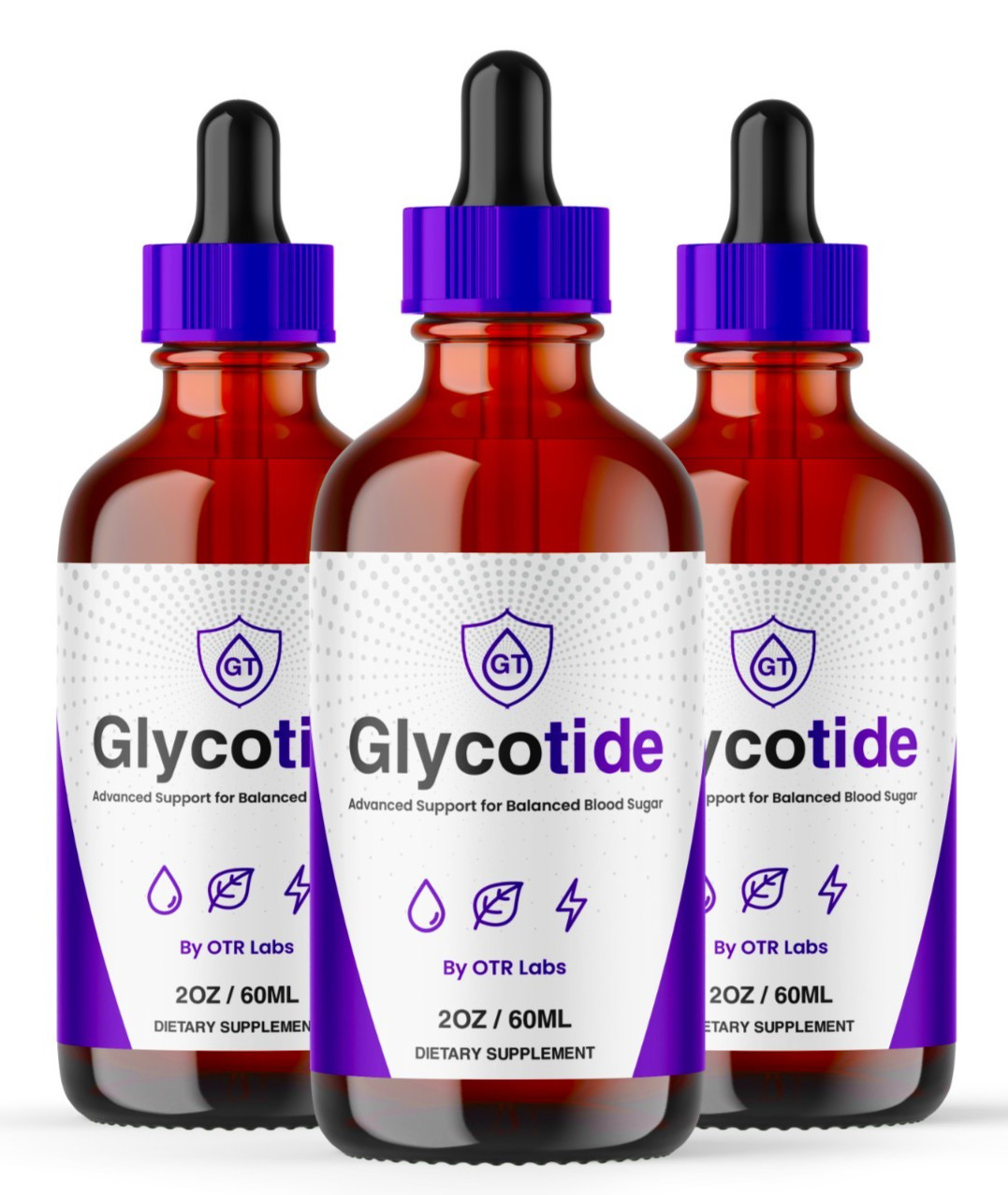 Glycotide Drops – Glyco Tide Advanced Support for Daily Health 90 servs 3Bottles