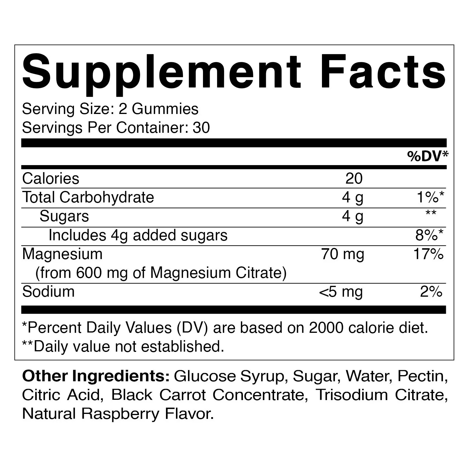Vitamatic Magnesium Citrate 600 mg Raspberry Flavor 60 Gummies EXP 01/2026