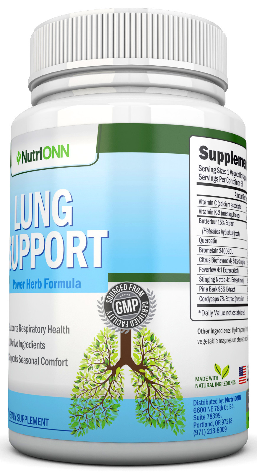 Lung Support – Lung Detox Program – Great for Smokers – Seasonal Comfort Support