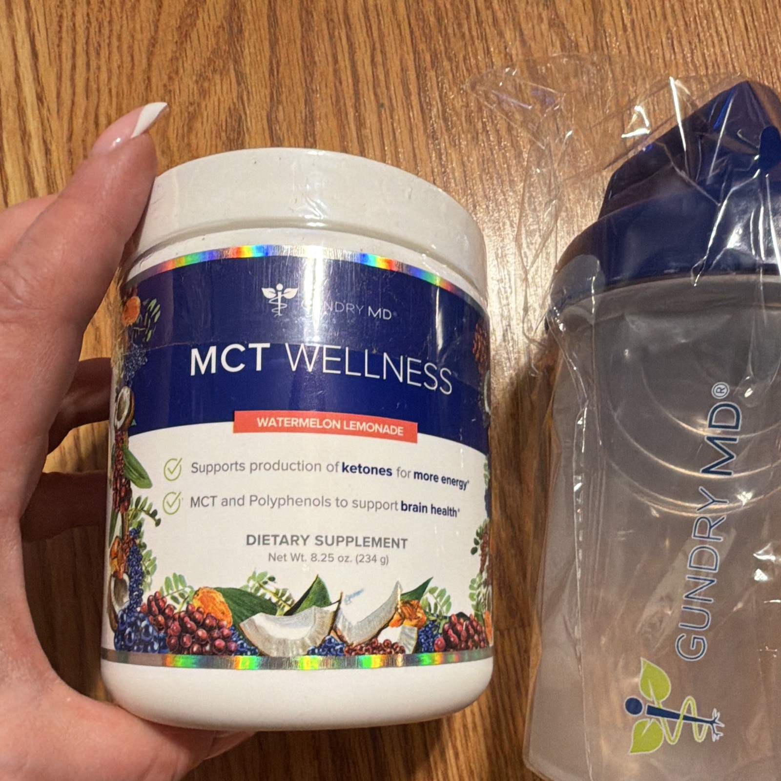 Gundry MD MCT Wellness MCT Oil Powder Watermelon Lemonade 8.25 oz