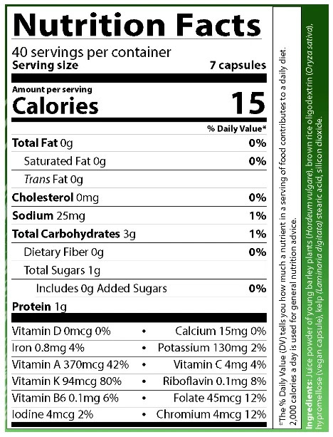 AIM BarleyLife Capsule 280ct Barley Grass 30 Day Supply (SHIPS DIRECT FROM AIM)
