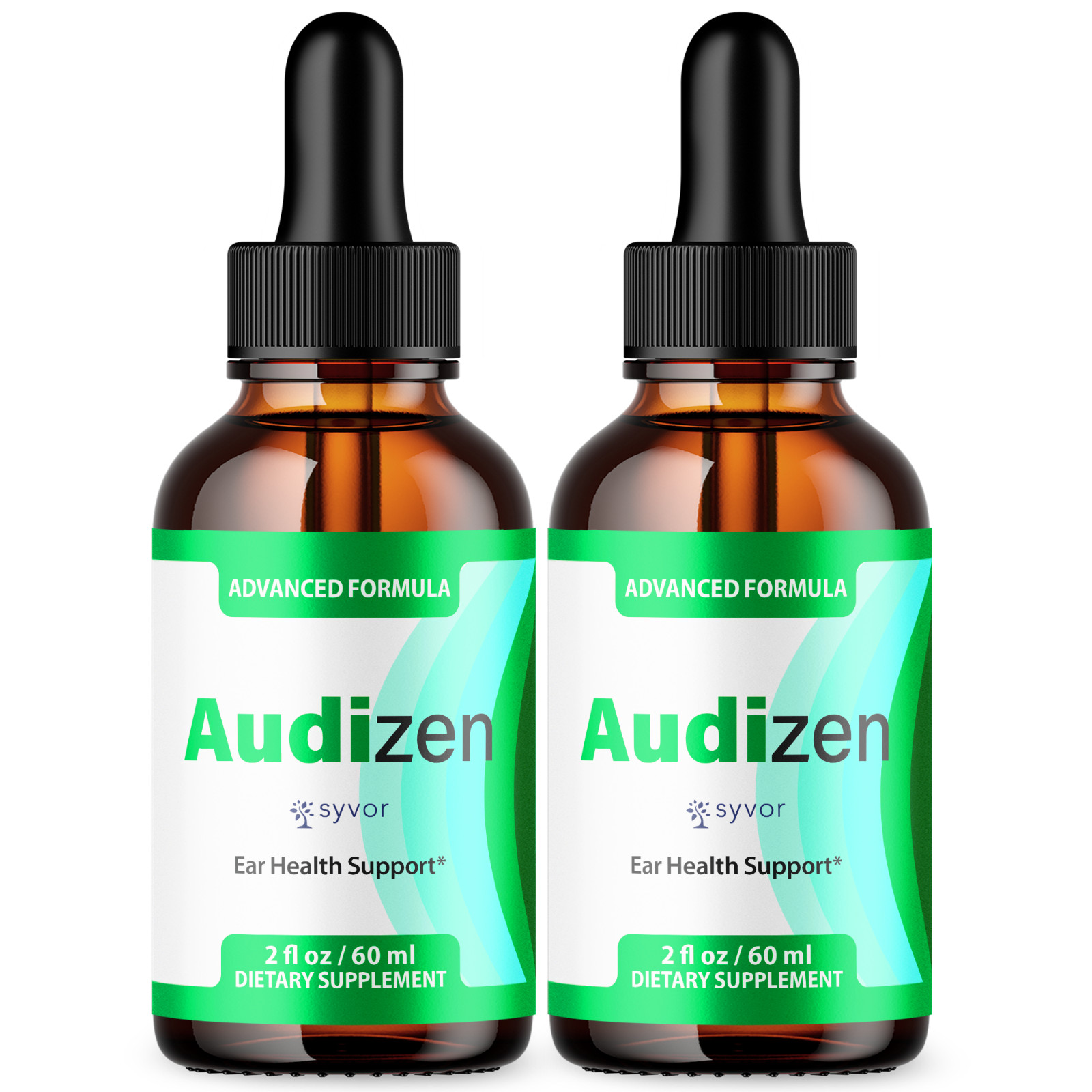Audizen Ear Health Suppport Drops Natural Formula Hearing Supplement (2 Pack)