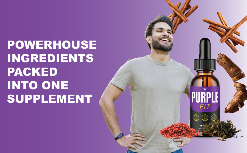 (3 Pack) Purple Fit Weight Management Drops, PurpleFit Support Supplement (6oz)