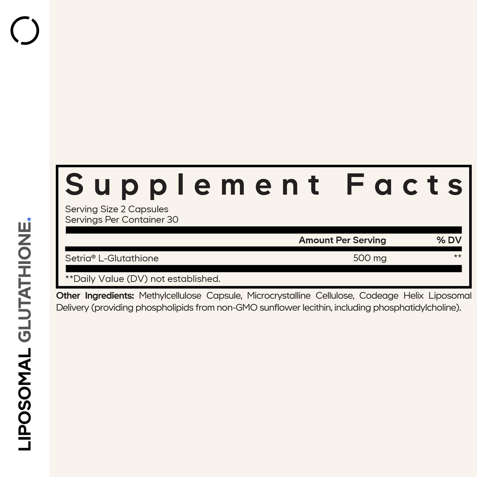 Codeage Liposomal Glutathione Supplement – Pure Reduced 60 Count (Pack of 2)