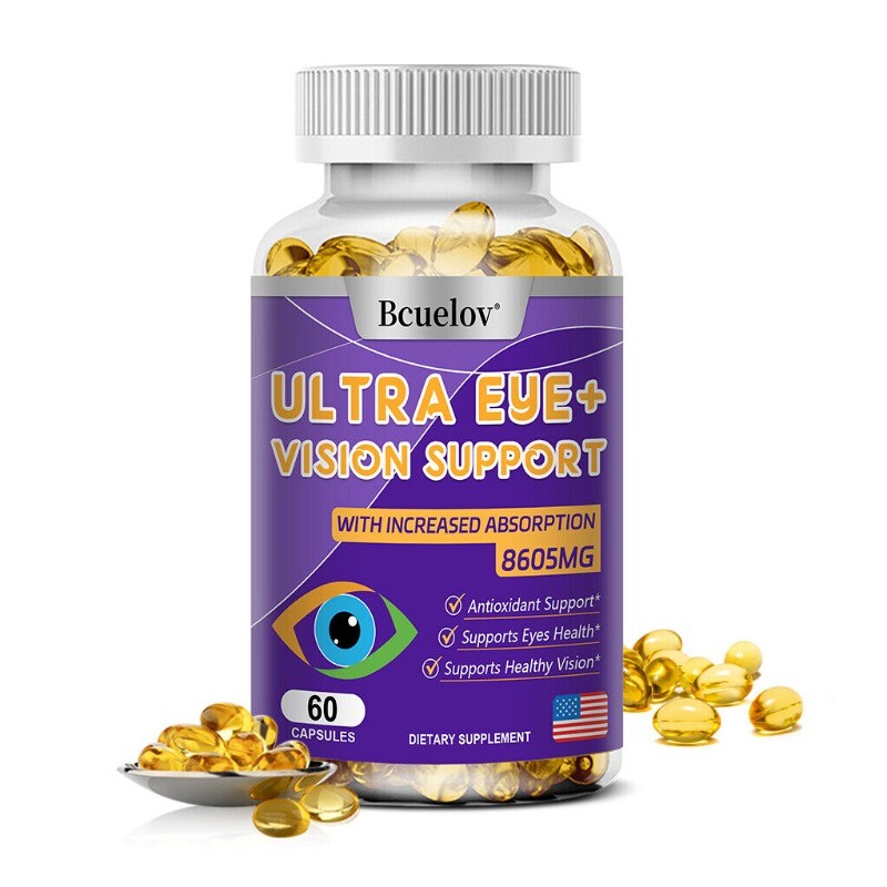 Ultra Eye+Vision Support 30 To 120 Softgels Fast Absorption Support Eye Health