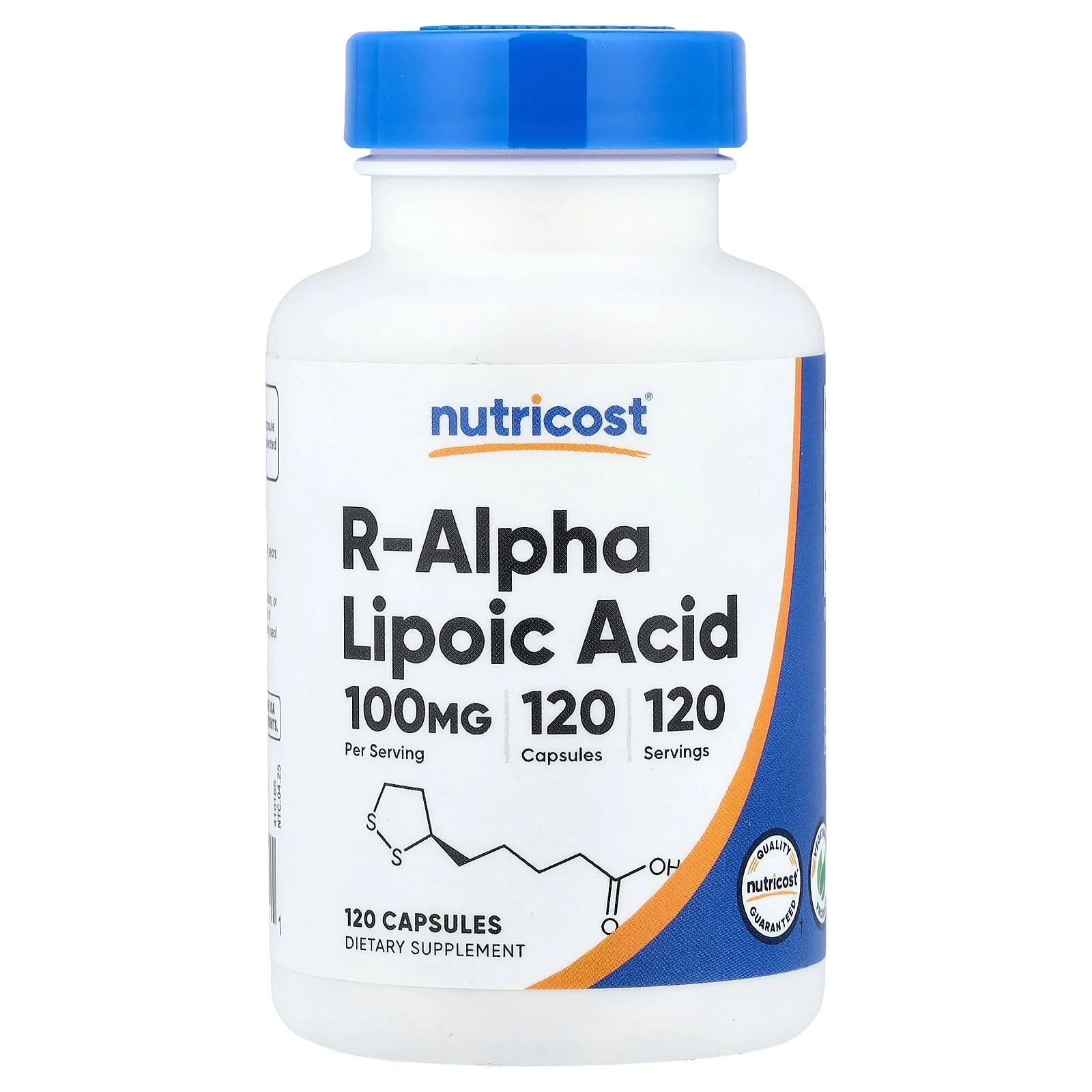 2 X Nutricost, R-Alpha Lipoic Acid , 100 mg , 120 Capsules
