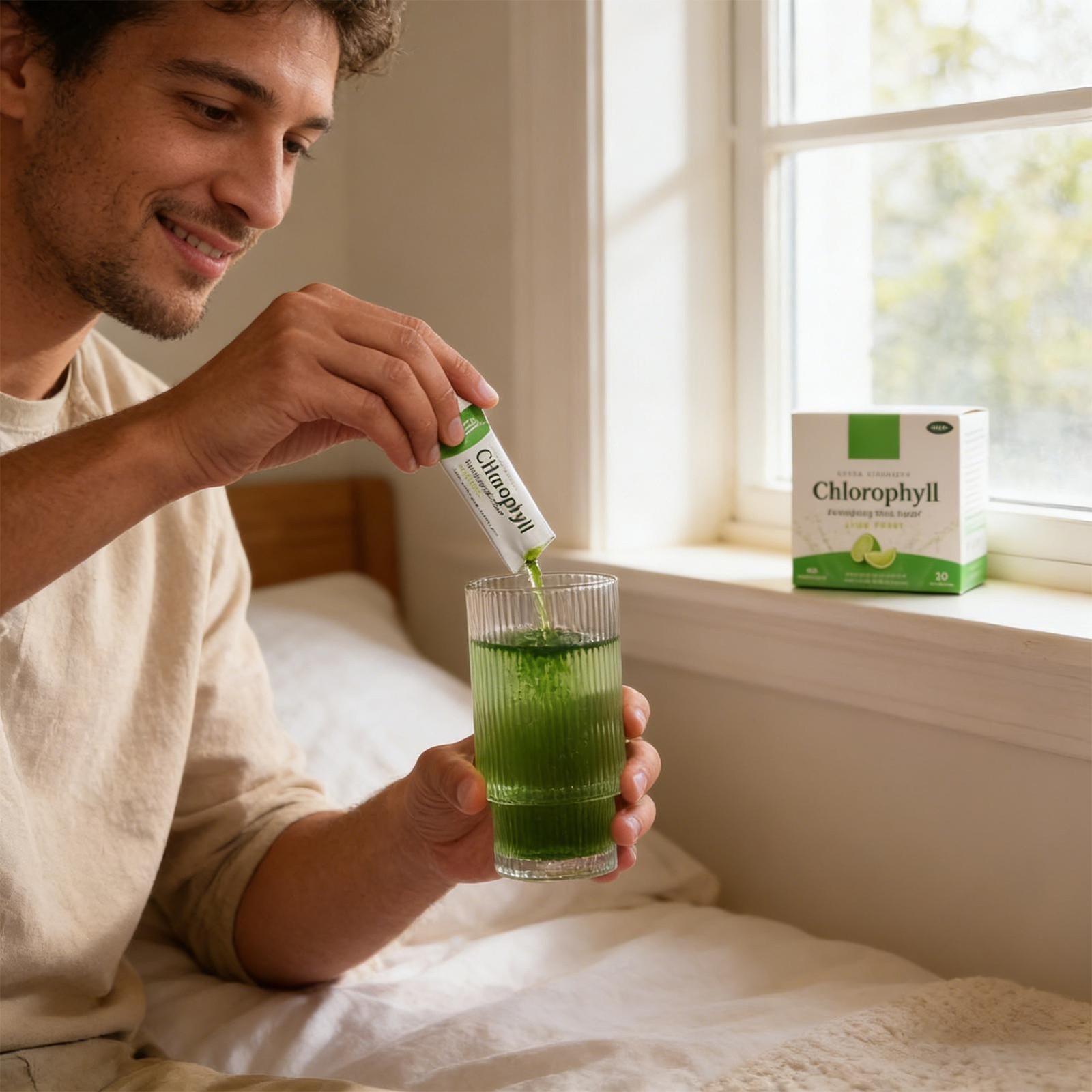 Chlorophyll Stick Packs: Supercharge Your Detox and Boost Gut Health 30pcs Stick