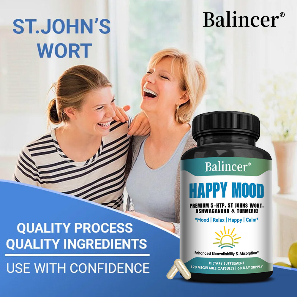 Mood Support Supplements Support Stress Response Improve Mood Memory 30-120 Caps