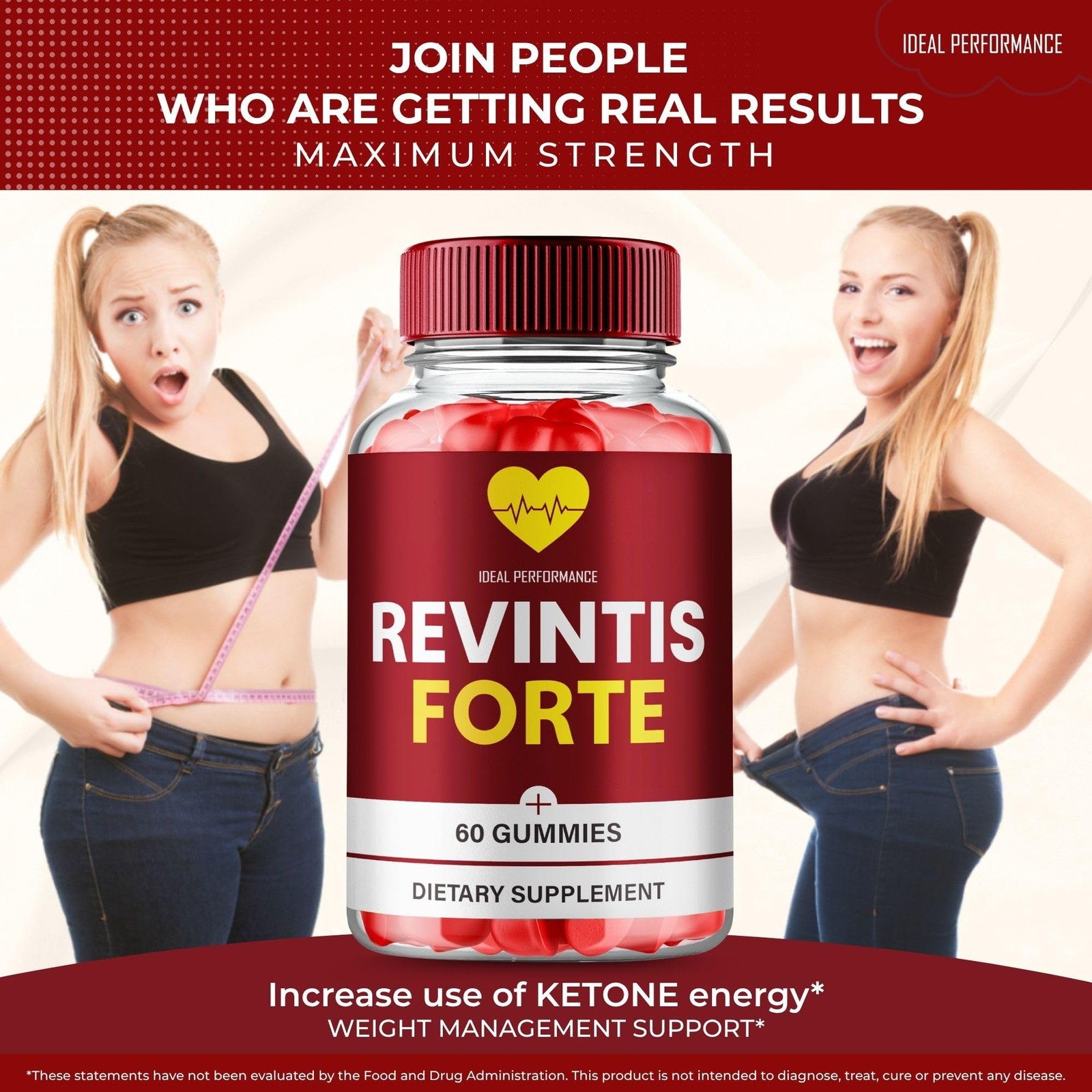 Revintis Forte Cardiovascular Health Blood Supplement – 120 Gummies (2 Pack)
