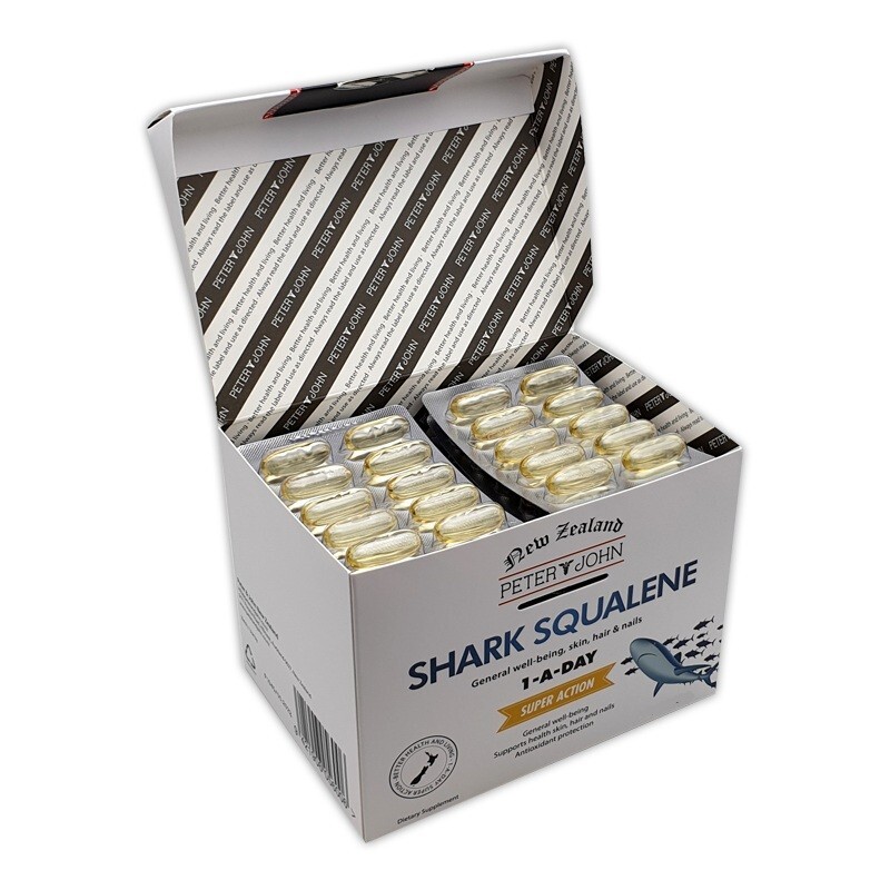 PETER AND JOHN New Zealand SHARK SQUALENE 200 Capsules