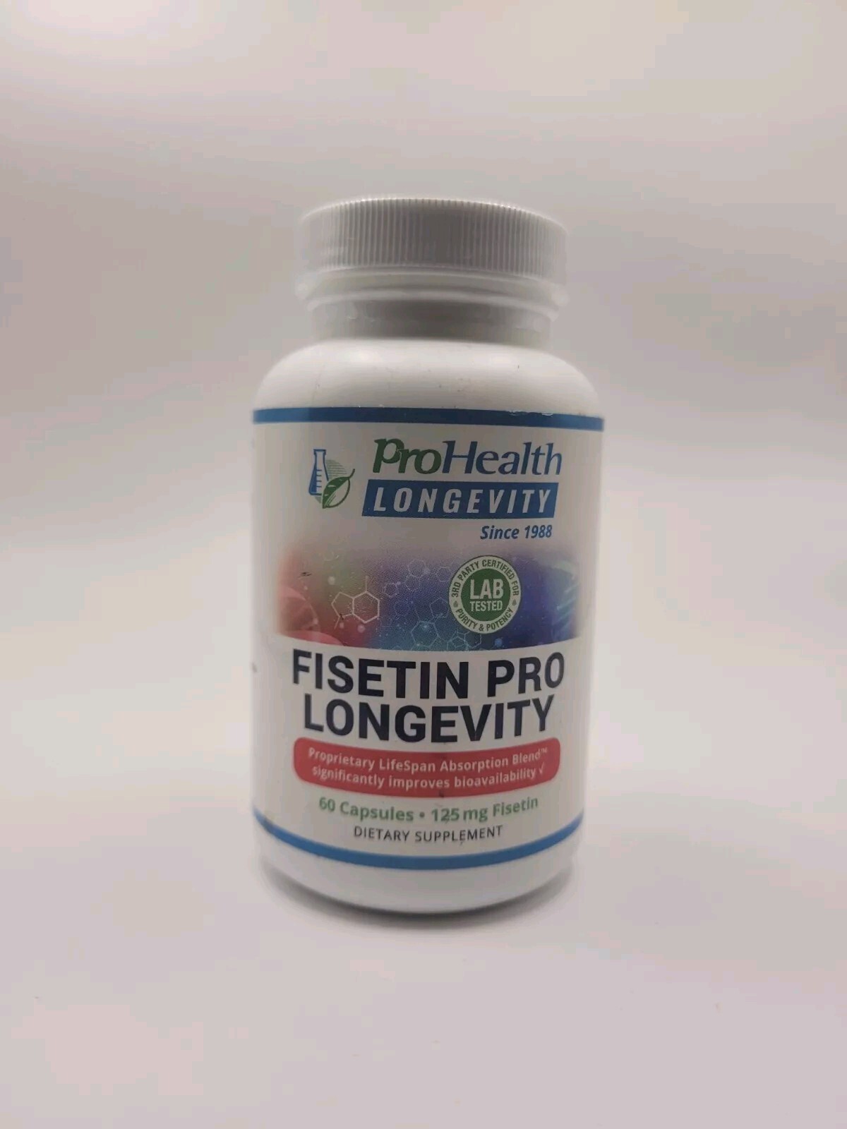 ProHealth Longevity Fisetin Pro Nutritional Supplement 125mg 60 Capsules New
