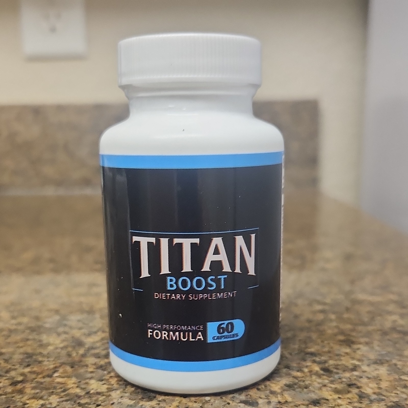Titan Vitamin E Niacin Epimedium Muira Puama 60 Capsules Exp 07/2027