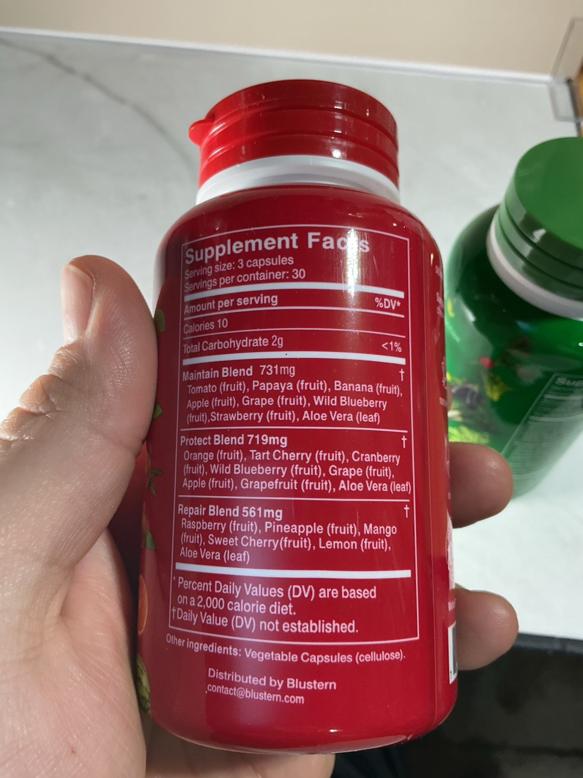Veggie & Fruit Dietary Supplement Set of 2 – 90 Capsules Each