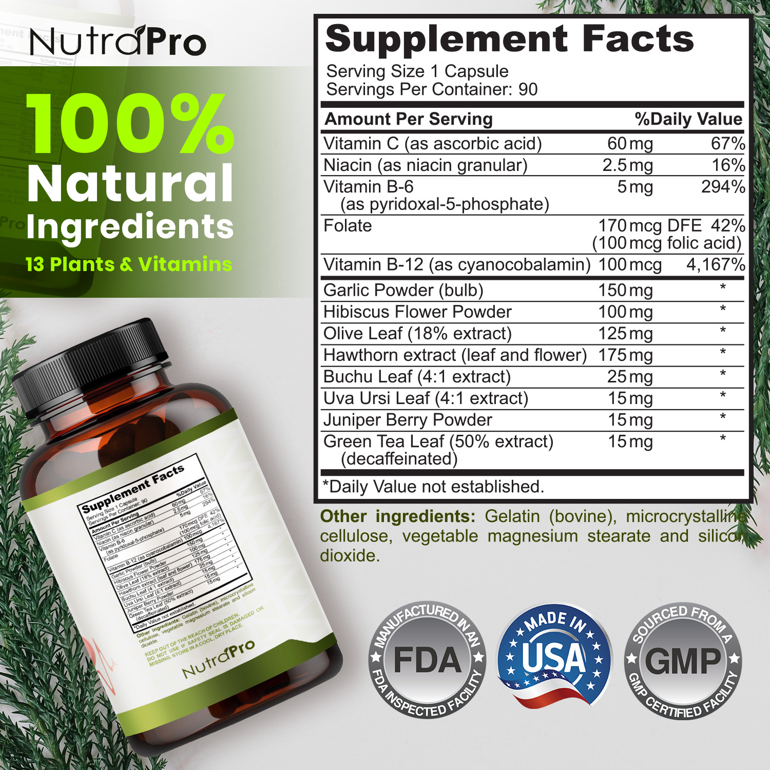 Heart Health Blood Pressure Supplement-Support Blood Pressure&Heart Health