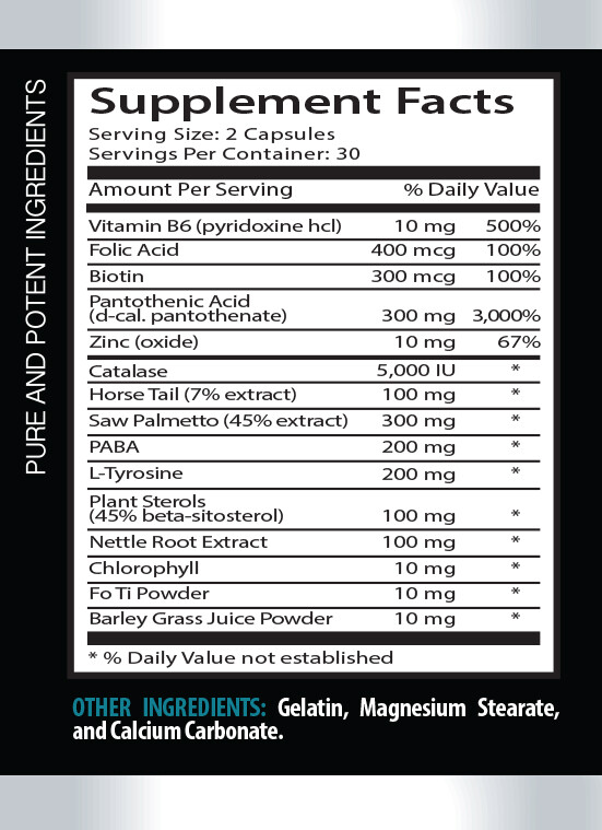 Horsetail herb – ANTI GRAY HAIR FORMULA – immune support tablets – 2 Bottles