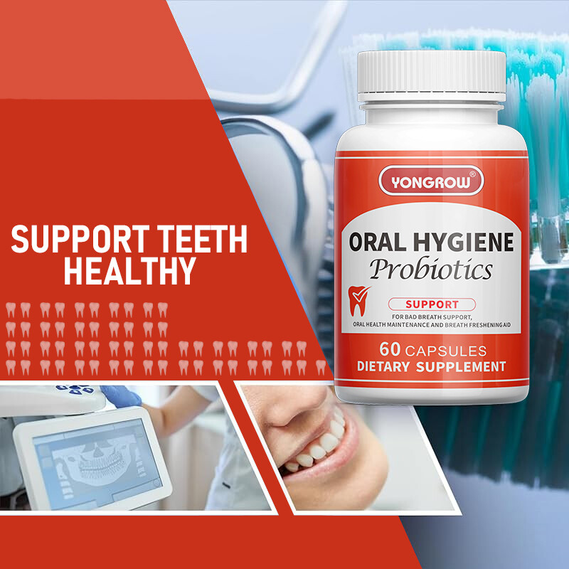 Oral Hygiene Probiotics, Dental Probiotics for Gums and Teeth Bad Breath