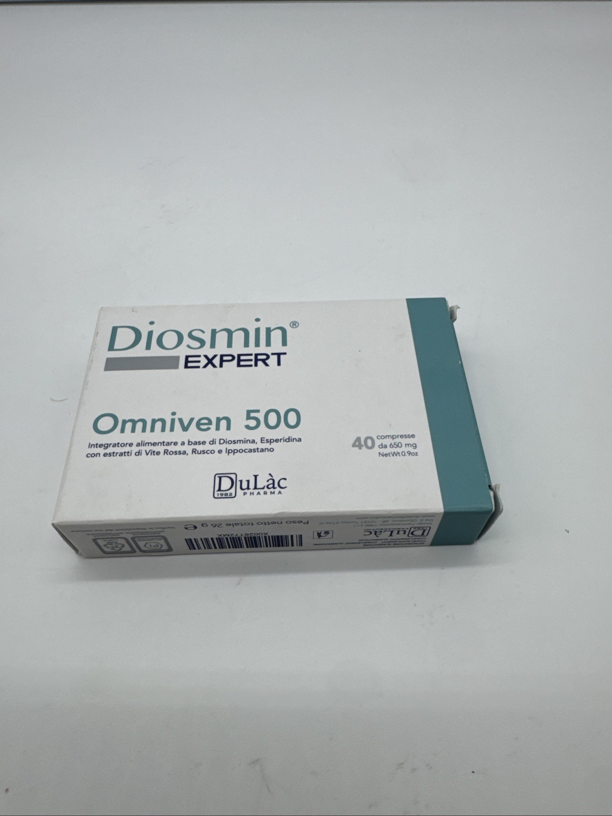 DuLac Pharma Diosmin Expert Omniven 500, 40 Tablets Blood & Circulatory Health