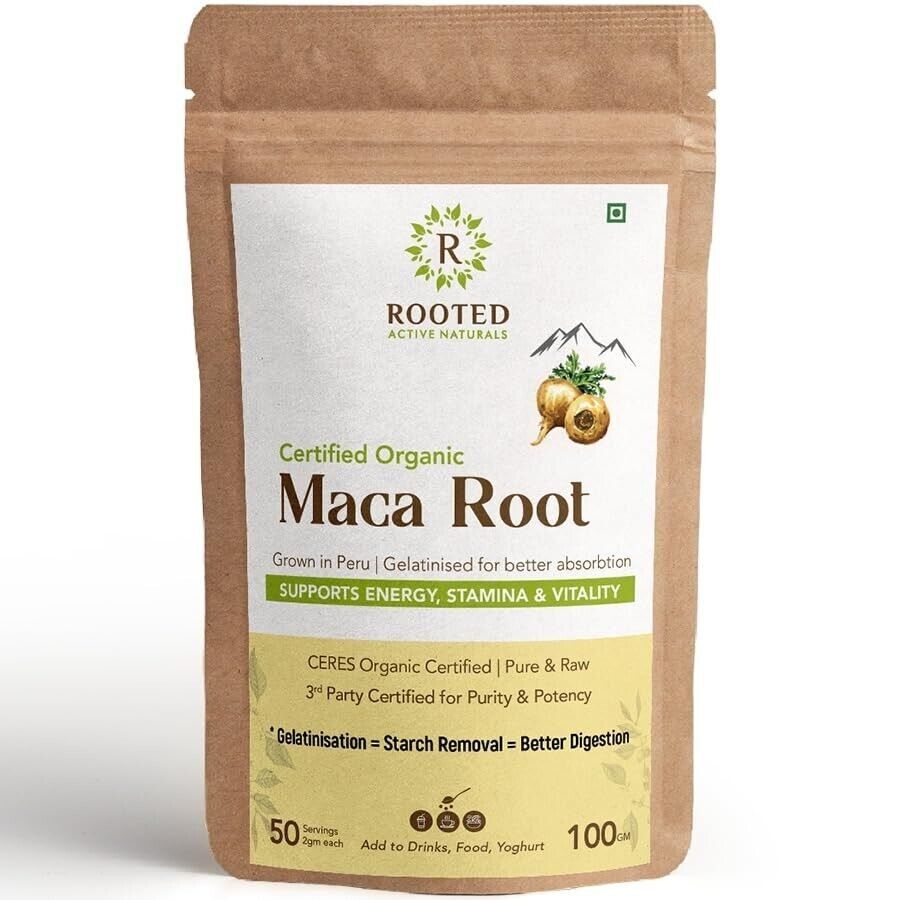 Maca Root Powder 100gm for Boost Energy Male Enhancement & Performance Vitality