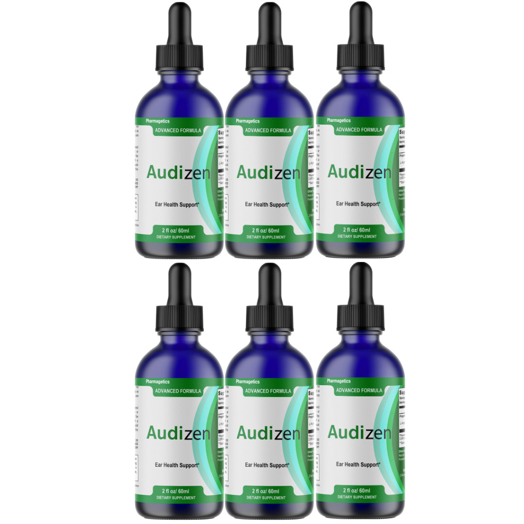 Audizen Ear Health Support Liquid, (6 Bottles) Genuine Ear Health Drops