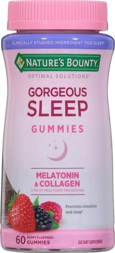 Nature’s Bounty Optimal Solutions Gorgeous Sleep Melatonin 5mg Gummies
