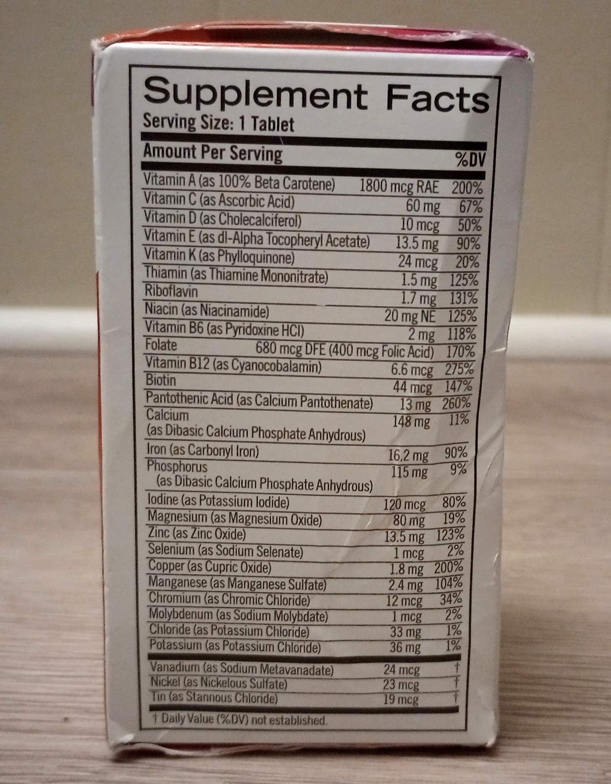 Geritol Multivitamin/Multimineral Supplement Nutrition Support 100 Tablets 02/28