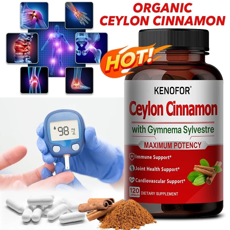 Ceylon Cinnamon, 3000 Mg (per Serving), 30 To 120 Quick-release Capsules