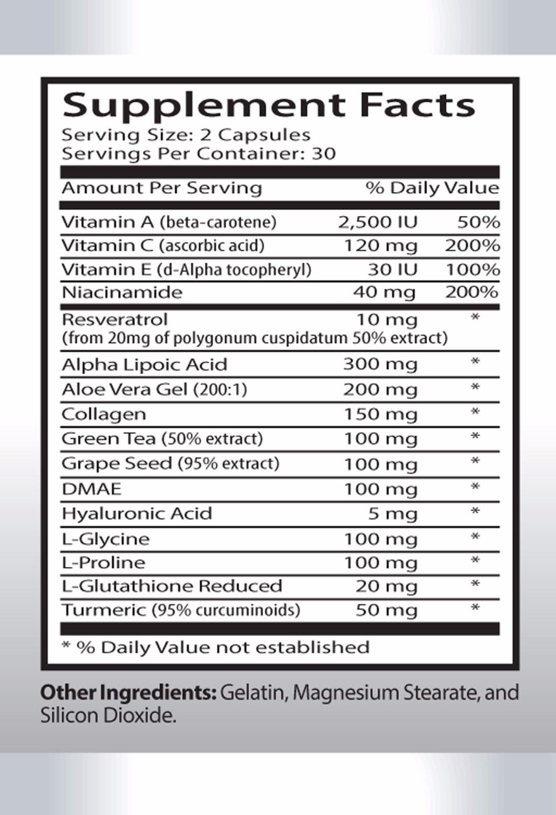 Parasite and candida cleanse – ANTI WRINKLE – ANTI PARASITE 2B COMBO – grapeseed