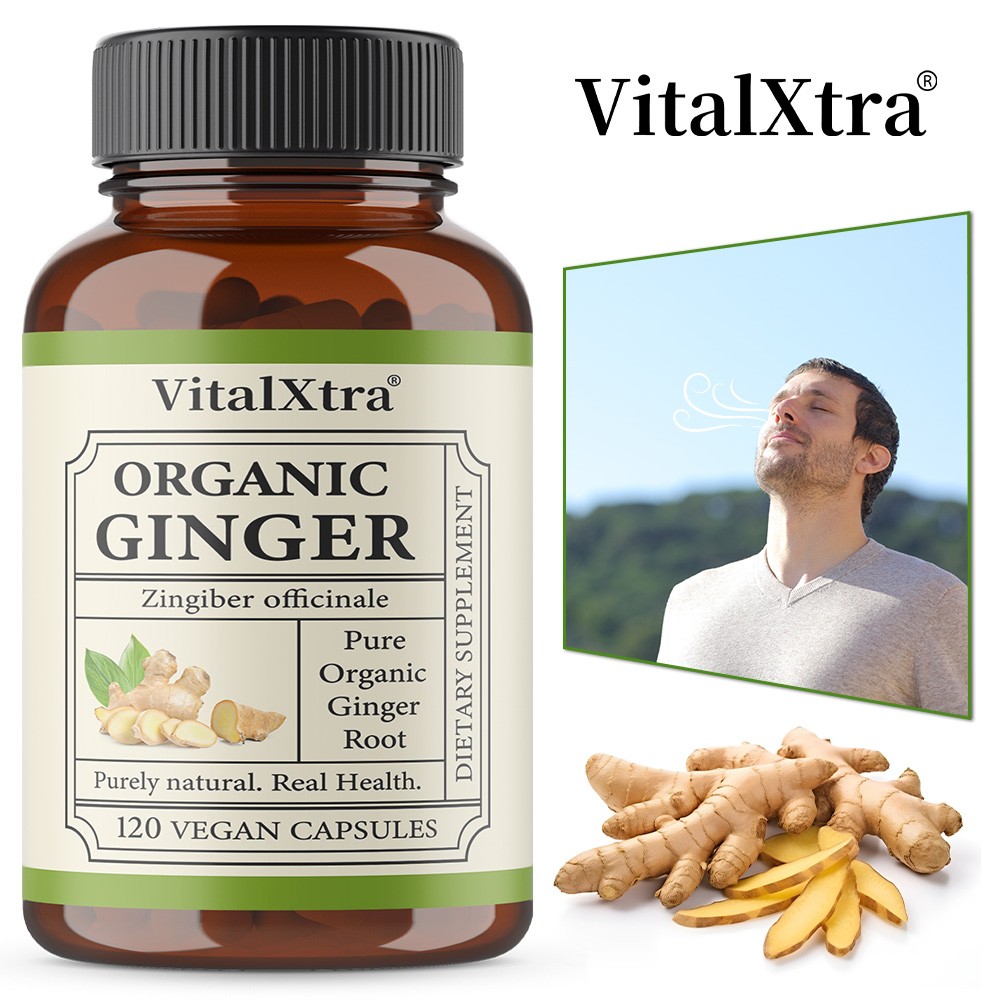 Organic ginger root: Supports immune balance & digestive and respiratory health