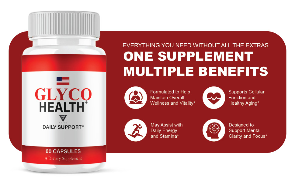 (5 Pack) Glyco Health Blood Health Support, GlycoHealth Pills (300 Capsules)