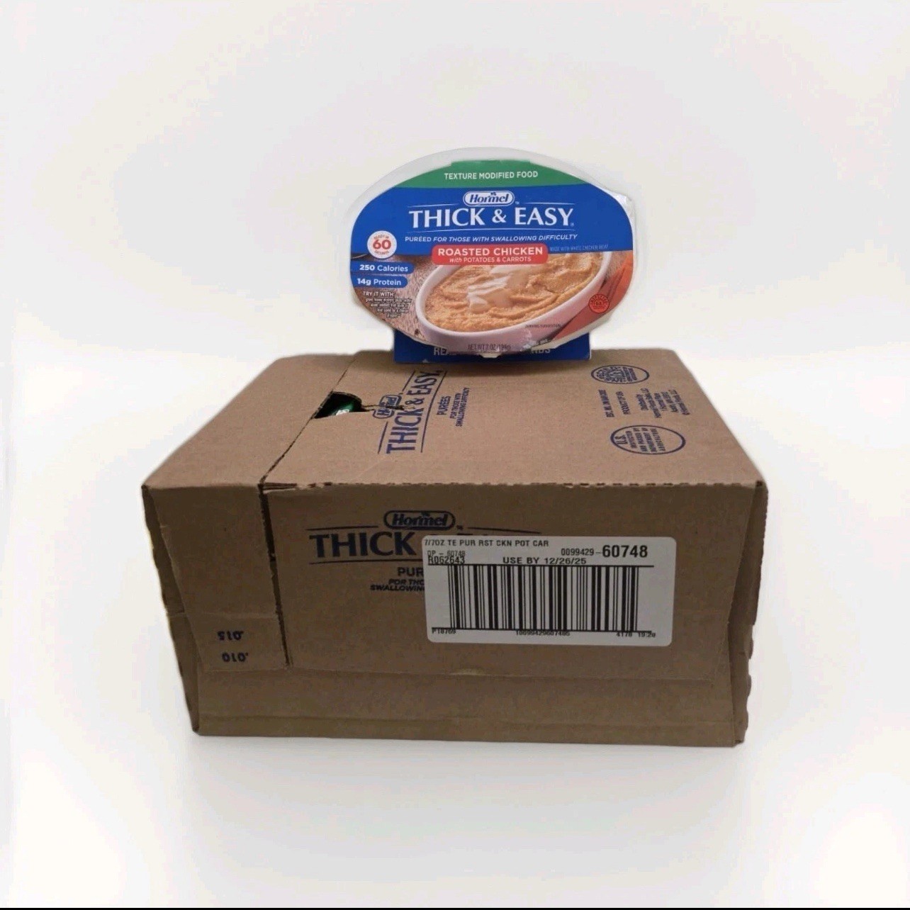 Thick & Easy 60748 Purees Microwave Meal Roasted Chicken Dinner 7.oz (7 Count)