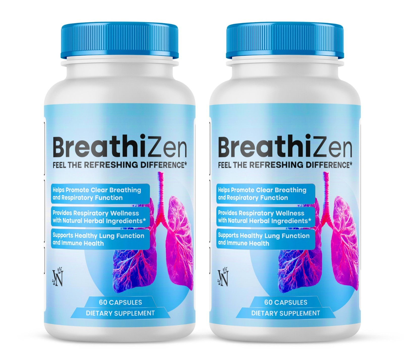 BreathiZen Lung and Breathing Health Support Dietary Supplement 120 Capsules