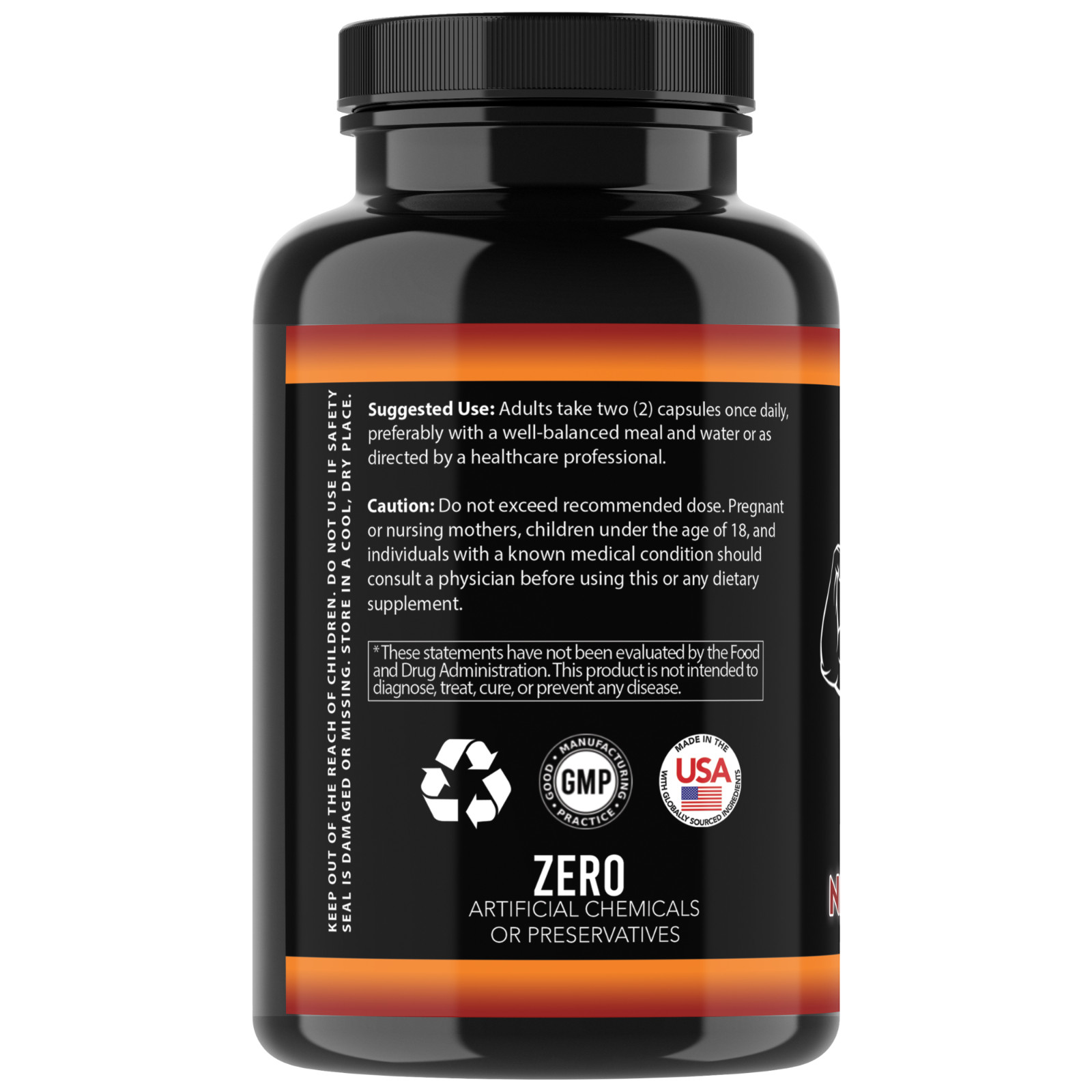 Monster Test Mens Just Tribulus + Monster N.O. Nitric Oxide + Test Booster, 2-pk